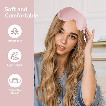 Sleep Mask for Lash Extensions, 3D Memory Foam (Pink, 1pcs) - color: Pink