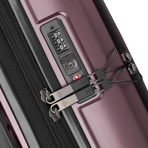 Samsonite Octiv 하드사이드 스피너, 자수정 퍼플, 156808-b170 - color: 자수정 퍼플, size: Front Pocket Carry-On 21 inch