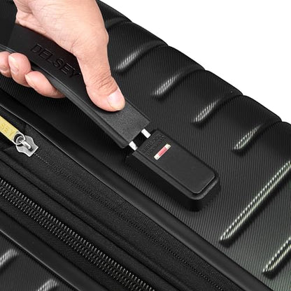 DELSEY PARIS Cruise 3.0, 28 Inch Checked-Large Luggage, Black - color: Black, size: Checked-Large 28 Inch