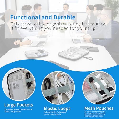 Travel Cable Organizer Pouch Electronic Accessories Carry Case - size: 1 Pack Small