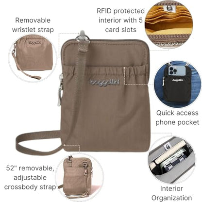 Baggallini RFID Bryant Pouch - color: Portobello
