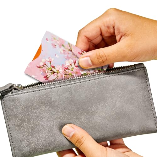 peacoblue 20PCS Scenery and Plants RFID Sleeves for Credit Cards - style: Flower and Scenery