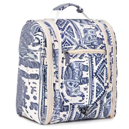 Narwey Hanging Travel Toiletry Bag for Women, Cosmetic Makeup Bag - color: B-Elephant, size: Medium