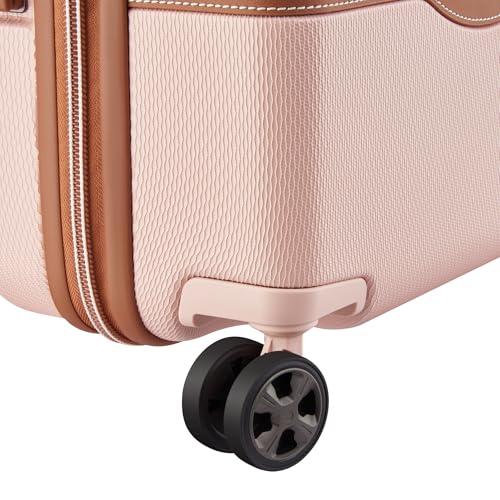 DELSEY PARIS Chatelet Air 2.0, 20 Inch Carry-On Plus Luggage, Blush Pink - color: Blush Pink, size: Carry-on Plus 20 Inch