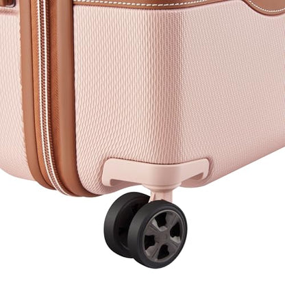 DELSEY PARIS Chatelet Air 2.0, 20 Inch Carry-On Plus Luggage, Blush Pink - color: Blush Pink, size: Carry-on Plus 20 Inch