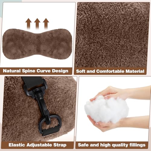 Colingmill 1 Pc Neck Pillow for Recliner Chair Headrest,Brown - color: Brown