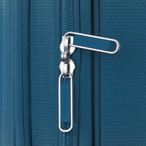 Samsonite UpLIFT Lightweight Medium Checked Softside Luggage with Spinner Wheels - Expandable - Airline-Approved, Polyester Soft Suitcase for Ultra Light Travel - Cerulean Blue - color: Cerulean Blue, size: Medium Checked