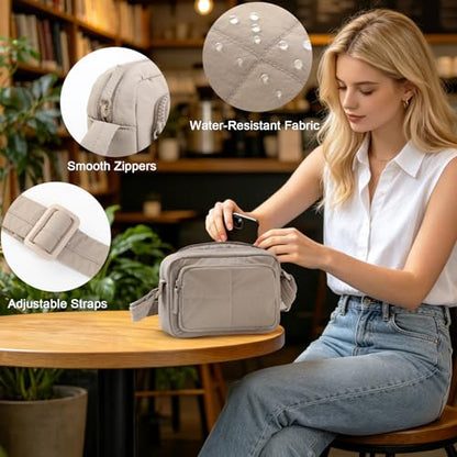 Crossbody Purses for Women with RFID Blocking Slots for Travel - color: 01-black