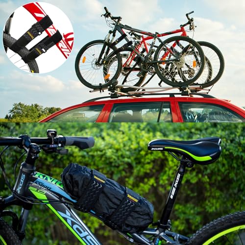 Trilancer Elastic Cinch Straps with Anti-Slip Strips, 5 Size Combo(10-Pack) - size: 5 size combo(9''+12"+14''+18"+24")