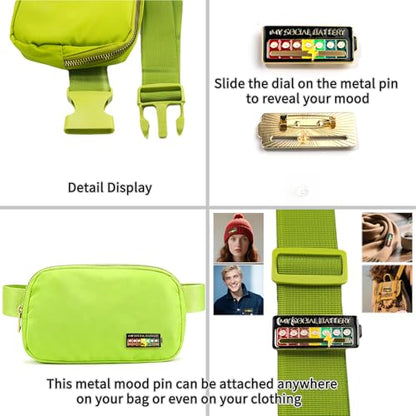 Fanny Pack Crossbody Sling Bag, Everywhere Belt Bag, Mint - color: Mint