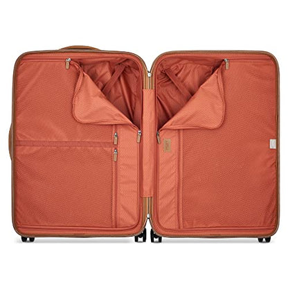 DELSEY PARIS Chatelet Air 2.0, 28 Inch Checked Luggage, Chocolate Brown - color: Chocolate Brown, size: Checked-Large 28 Inch