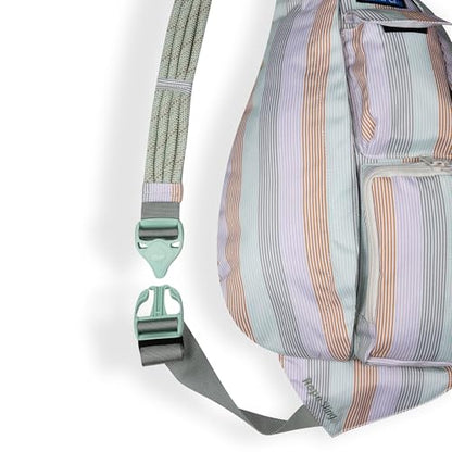 KAVU Rope Sling, Water-Resistant Crossbody Bag - color: Serene Stripe