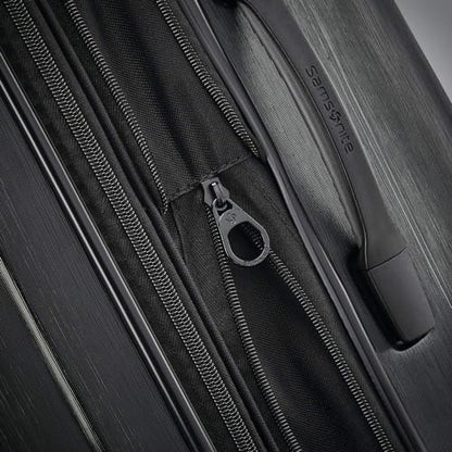 Samsonite Centric 2 Hardside Expandable Luggage with Spinner Wheels, Black, Carry-On 20-Inch - color: Black, size: Carry-on Spinner