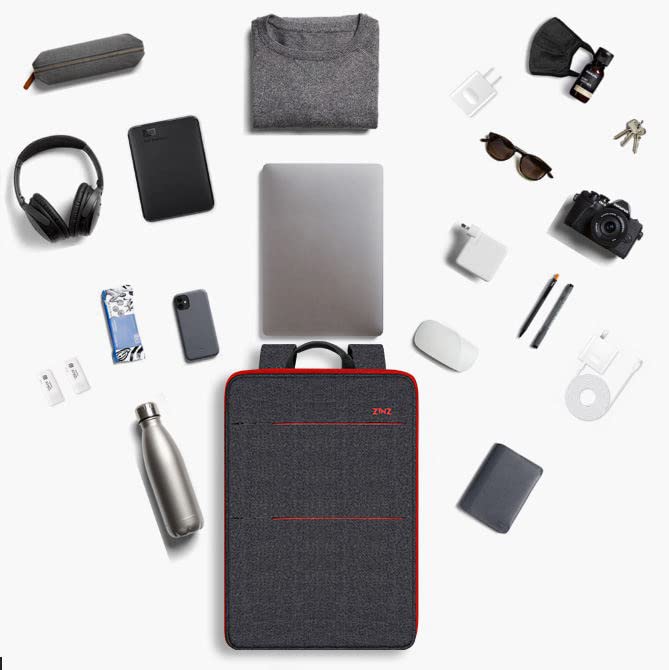 ZINZ Slim & Expandable Laptop Backpack 15 15.6 16 Inch, B01RD01 - color: B01rd01, size: 15"-16"