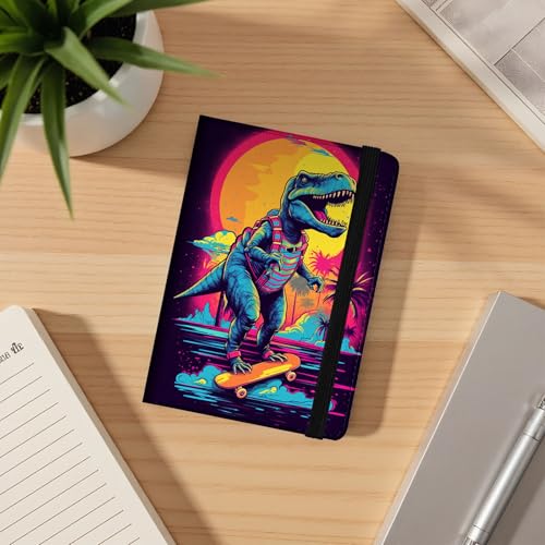 Passport Cover,Multi-Functional Travel Wallet,Stylish & Durable RFID Blocking Passport Holder, Travel Essentials for Men and Women,Funny Dinosaur - color: Funny Dinosaur
