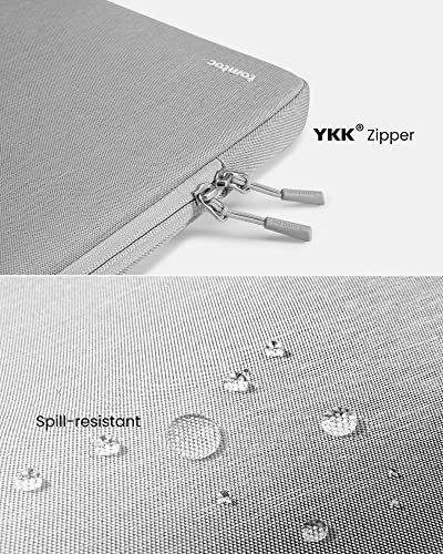 tomtoc 360 Protective Laptop Sleeve Kit for 15-inch MacBook Air M5/A3448 - color: Gray, size: 15-inch