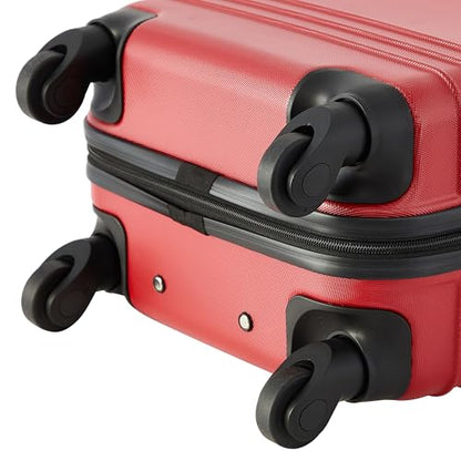 Travelers Club 22" Richmond Spinner Carry-On Luggage, Red - color: Red