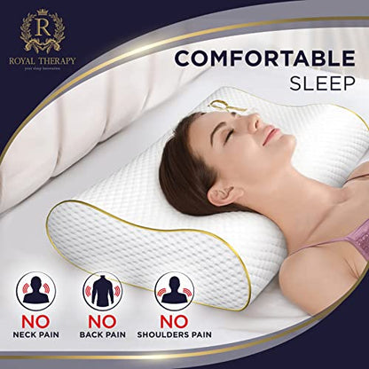 Memory Foam Pillow (2-Pack Extra King - 31 x 14 x 6.5) 4-Layer King, Contour, Side Sleeper Orthopedic, Neck Support Pillow, Neck Pain, Side Sleepers - size: Extra King - 31 x 14 x 6.5" (2-Pack)