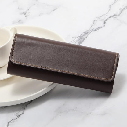 HSYMQ 3PCS Glasses Case, Eyeglasses Case Hard Shell, Reading Hard Glasses Cases for Women Men - color: Black Brown Maroon