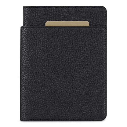 Vaultskin KENSINGTON Passport Holder for Travel, RFID Wallet (Matt Black) - color: Matt Black