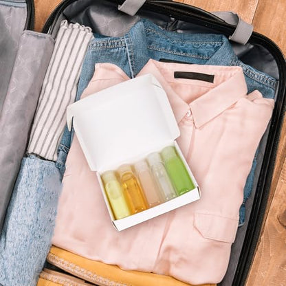 Travel Bottles for Toiletries 5 Pack 2oz TSA Approved Squeeze Bottle - color: Clear, size: 2oz, style: C-5Pack