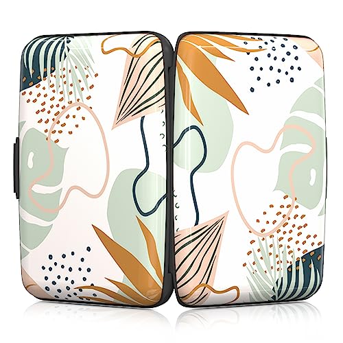 Rimilak Aluminuml Credit Card Holder,Boho Plants - color: Boho Plants
