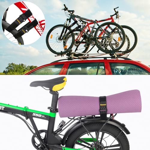 Trilancer Elastic Cinch Straps with Anti-Slip Strips, 18'' x 2'' (8 Pack) - size: 18"(8 pcs)