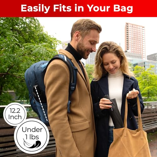 TUMELLA Reverse Folding Windproof Umbrella, Large 46", Strong & Light - color: K. Bundle Black & Black