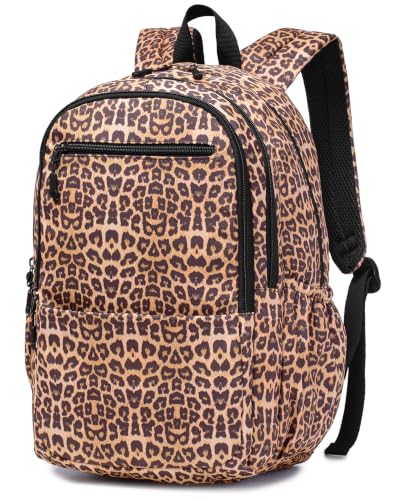 Fit Airlines Personal Item Bag17x10x9 Travel Carry On Brown Leopard - color: Brown Leopard