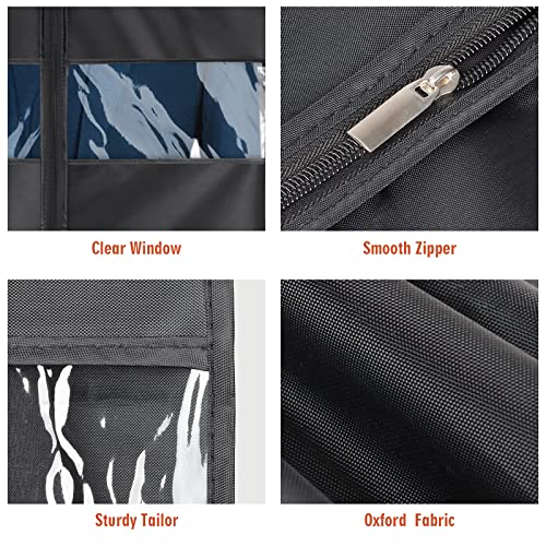 Univivi Garment Bag Suit Bag for Storage and Travel, 43 Inch, Set of 5 - size: 24"X43"-5pcs - Oxford