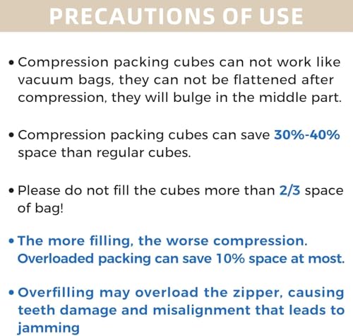 BAGAIL 4 Set/6 Set/8 Set Compression Packing Cubes Travel Accessories Expandable Packing Organizers(Purple HalfMesh 6 Set) - color: 6-Purple, style: Half Mesh