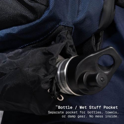 The Frenchie Co. SL Speed Backpack – Lightweight Anti-Theft – 23L Grey - color: Grey, size: 23L