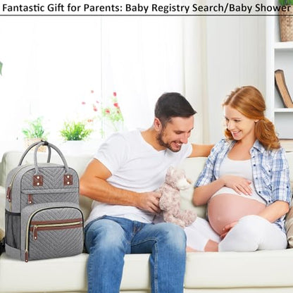 Tenot Diaper Bag Backpack for Women with Insulated Pockets Grey - color: Grey, style: Standard