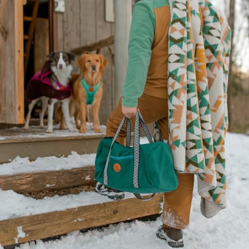 Wilderdog Dog Duffel Water-Resistant & Quick-Drying with Zip-Close Side Pocket, Adjustable Shoulder Strap and Dual Handles
