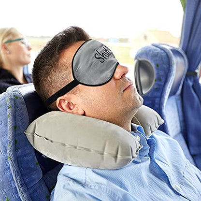 4 Pack Funny Eye Mask for Sleeping Blackout, Black, Gray, Pink, Purple - color: Black, Gray, Pink, Purple