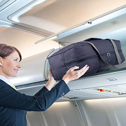 WANDF Personal Item Travel Bag, Carry On Duffle Bag Women - color: Dark Blue