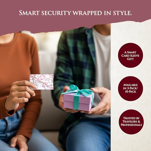 ROGUE WALLET RFID Blocking Credit Card Sleeves, Cherry, Durable(10 pack) - color: Cherry