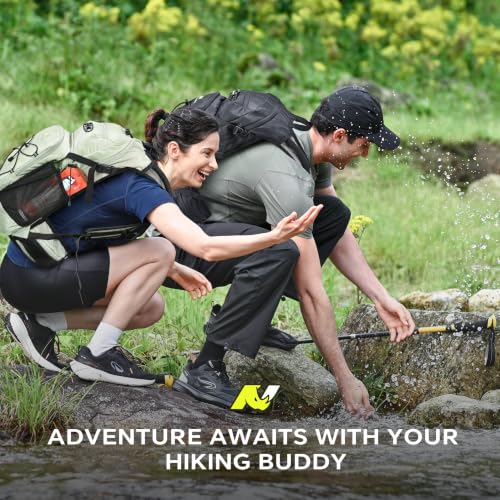 N NEVO RHINO Hydration Backpack, 18L Hiking Backpack with 3L Water Bladder - color: Seaweed Green