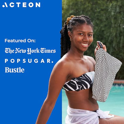 Acteon Wet Dry Bag for Gym Clothes & Swim, Water-Resistant Pouch - Zag - color: Zag