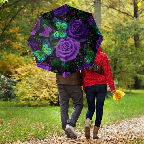 Folding Umbrella, Automatic Small Compact, Sun & Rain - color: MT79