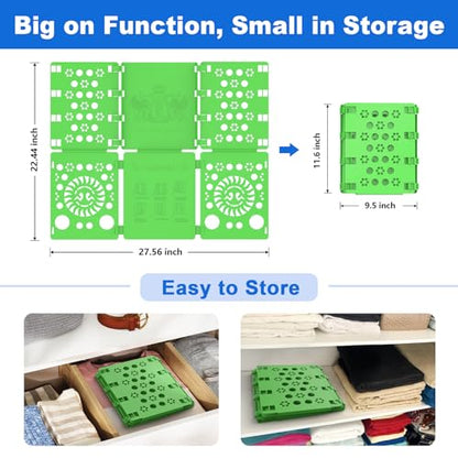BoxLegend V3 Shirt Folder Board Tshirt Clothes Folding Board Durable Green - color: Light Green