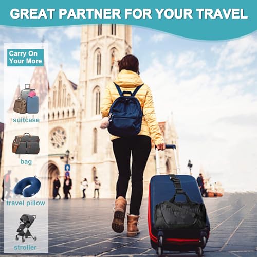 4 Pack Luggage Connector Straps Carry On Multiple Suitcases, Brown - color: 4Pcs Brown