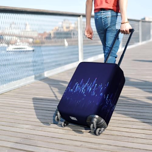 HYPER VENTURE Travel Luggage Cover Suitcase Protector Fits 23-26 Inch, M - color: Nightscape, size: M