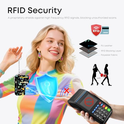 Dinosaur Credit Card Holder Small Wallet for Women - color: Dinosaur