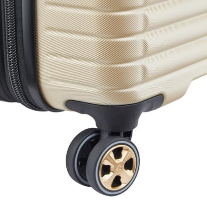 DELSEY PARIS Cruise 3.0, 20 Inch Carry-On Hardside Luggage, Gold - color: Gold, size: Carry on 20 Inch