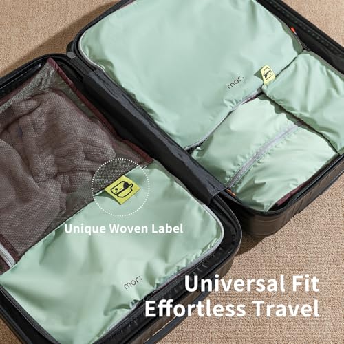 Morning Deer 5 Set Packing Cubes for Travel with Hanging Straps