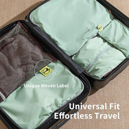 Morning Deer 5 Set Packing Cubes for Travel with Hanging Straps