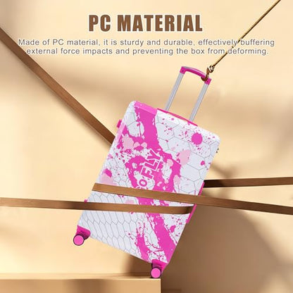 28 Inch Large PC Hard Shell Suitcase, Pink - color: Pink 28inch