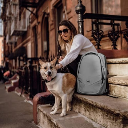 Knack Series 2 Small Travel Backpack 16-Inch Laptop, Expandable 17-27L - color: Black, size: Small Backpack