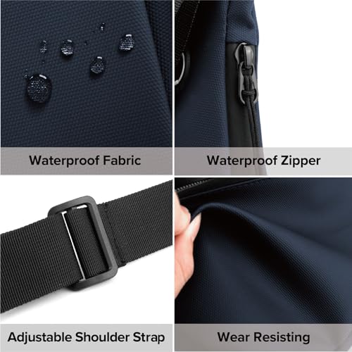Small Sling Crossbody Bag Men Women, One Strap Casual Chest Bag - color: Blue